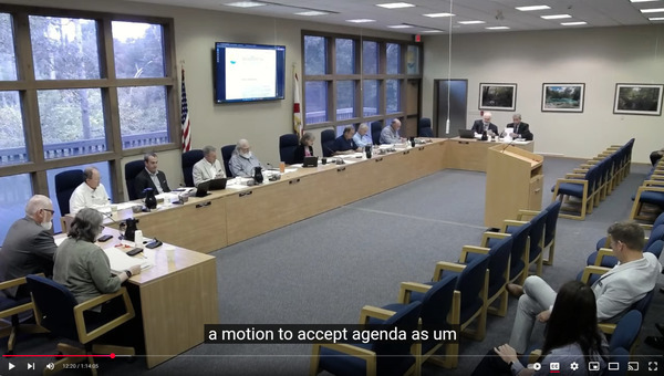 [Agenda approved with no changes, 2025-09-09 at 12:00 in SRWMD video]