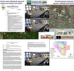 [Nutrien water withdrawals approved, Consent Agenda unchanged, Letters from WWALS and OSFR ignored --SRWMD 2025-09-09]