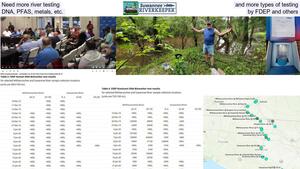 [Need more river testing, and more types of testing, DNA, PFAS, metals, etc., by FDEP and others]