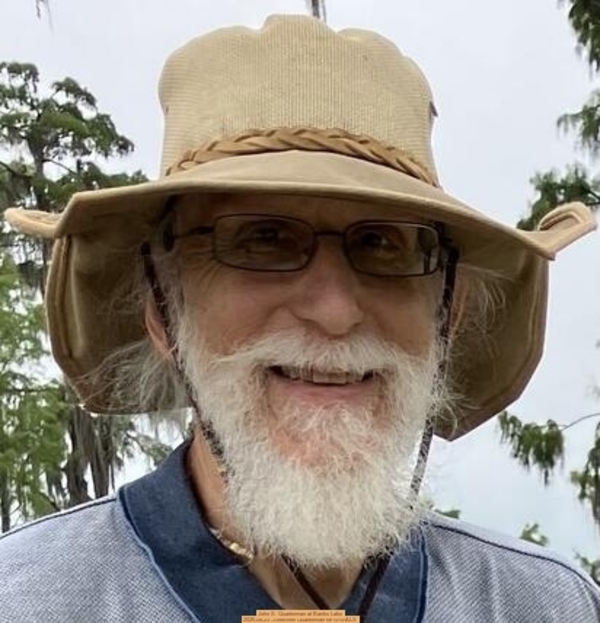 [John S. Quarterman at Banks Lake, 2025-08-23 --Gretchen Quarterman for WWALS]