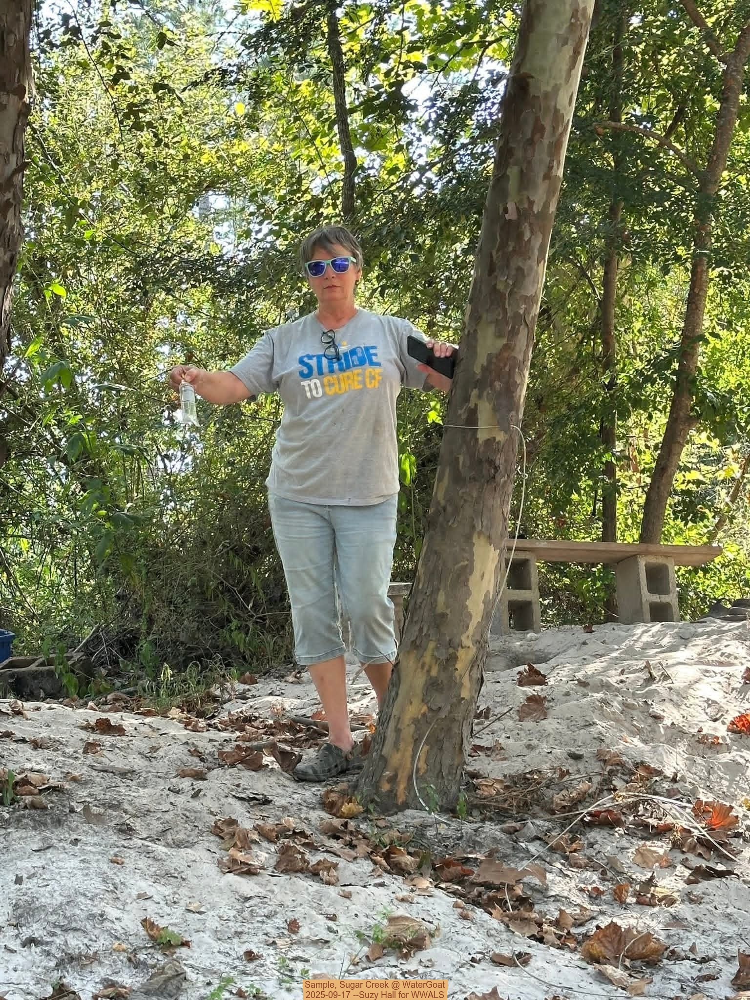 Sample, Sugar Creek @ WaterGoat 2025-09-17 --Suzy Hall for WWALS