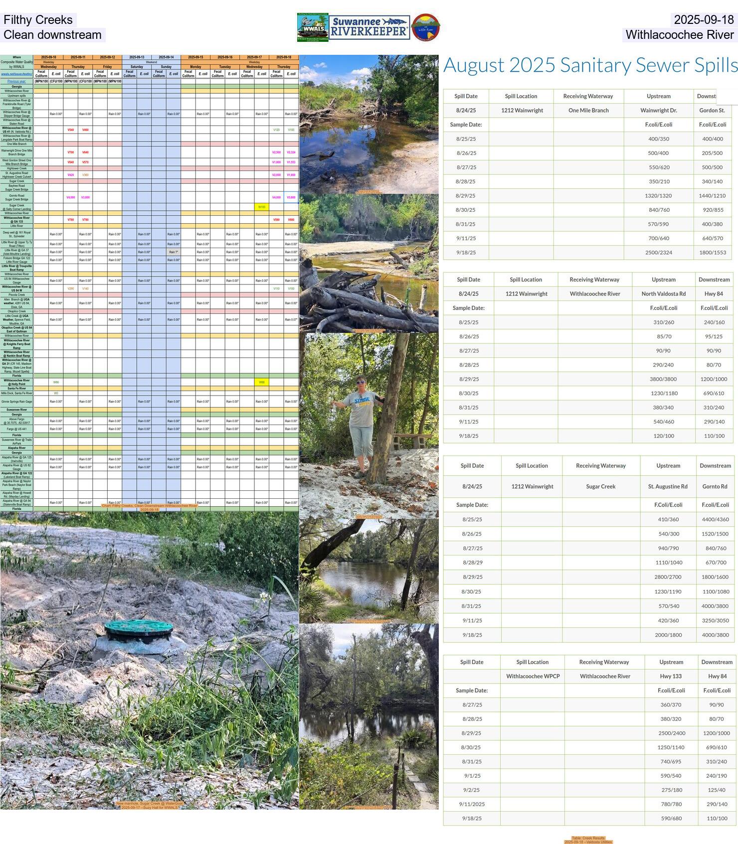 [Filthy Creeks 2025-09-18, Clean downstream Withlacoochee River]