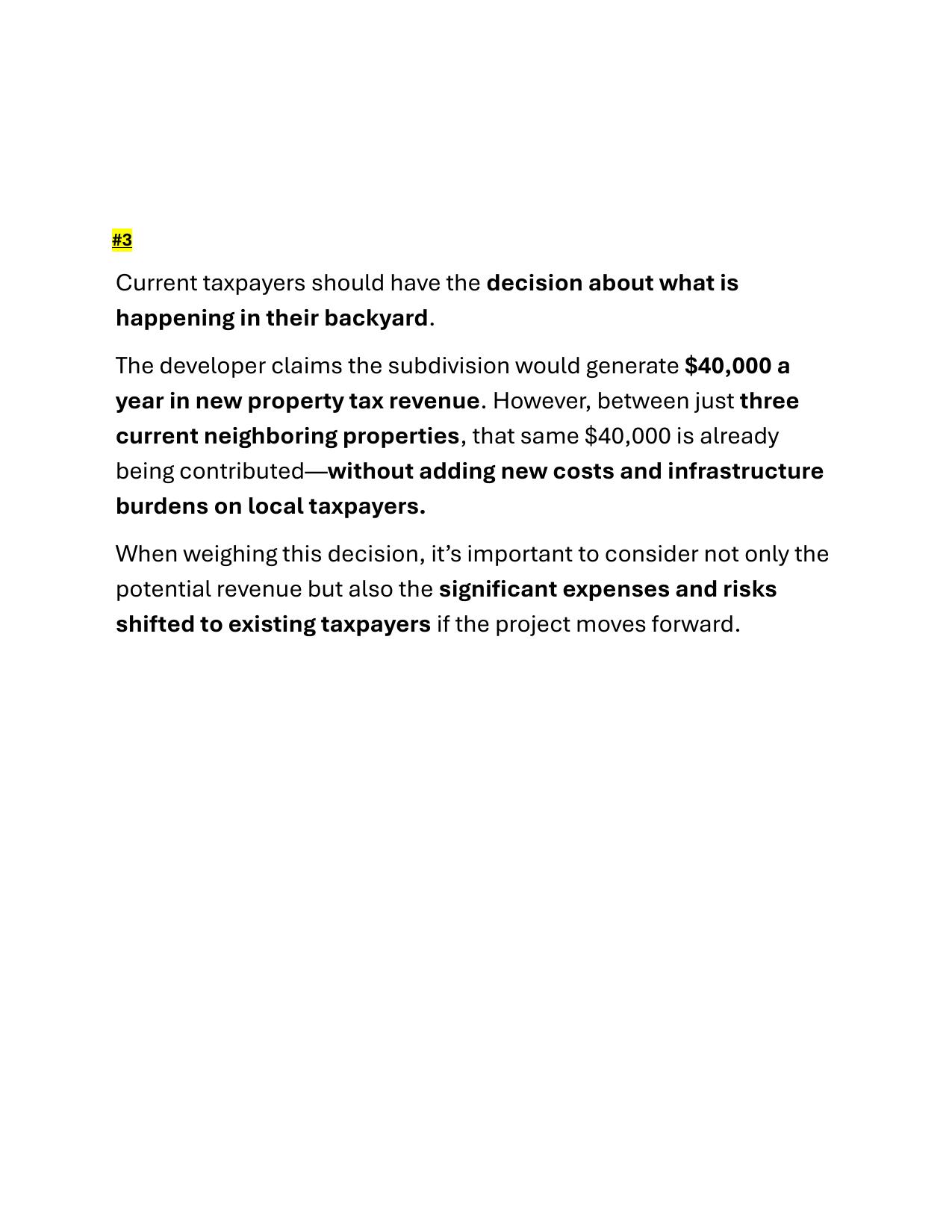 3: Current taxpayers should decide, 2025-09-18 --Lisa Sumner for Wayne Nash