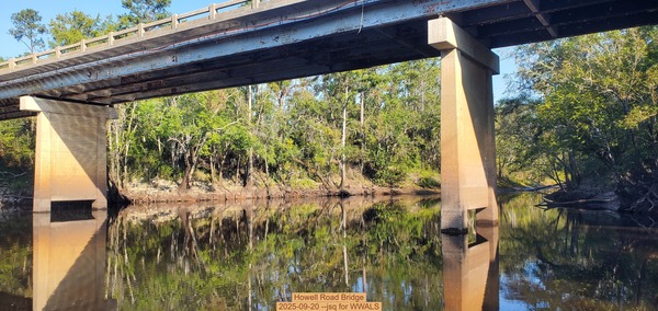 [Howell Road Bridge, 2025-09-20 --jsq for WWALS]