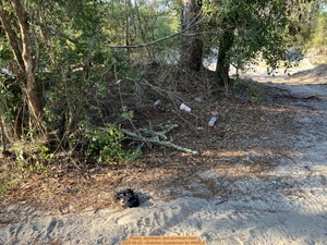 [Plastic, styrofoam, and aluminum trash, 2025-09-20 --Gretchen Quarterman for WWALS]
