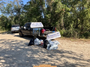 [Bags of trash collected, 2025-09-20 --Gretchen Quarterman for WWALS]