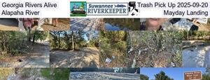[Georgia Rivers Alive Trash Pick Up 2025-09-20, Alapaha River, Mayday Landing]
