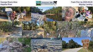 [Georgia Rivers Alive Trash Pick Up 2025-09-20, Alapaha River, Mayday Landing]