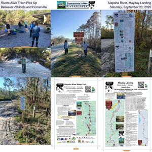 [Rivers Alive Trash Pick Up, Alapaha River, Mayday Landing, Between Valdosta and Homerville, Saturday, September 20, 2025]