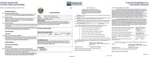 [Authorize selected staff to sign permit applications, etc., for FDOT, FDEP, and SWFWMD --Citrus BOCC 2025-09-23]
