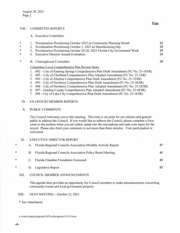 [Public Comments, 2025-09-25 --NCFRPC]