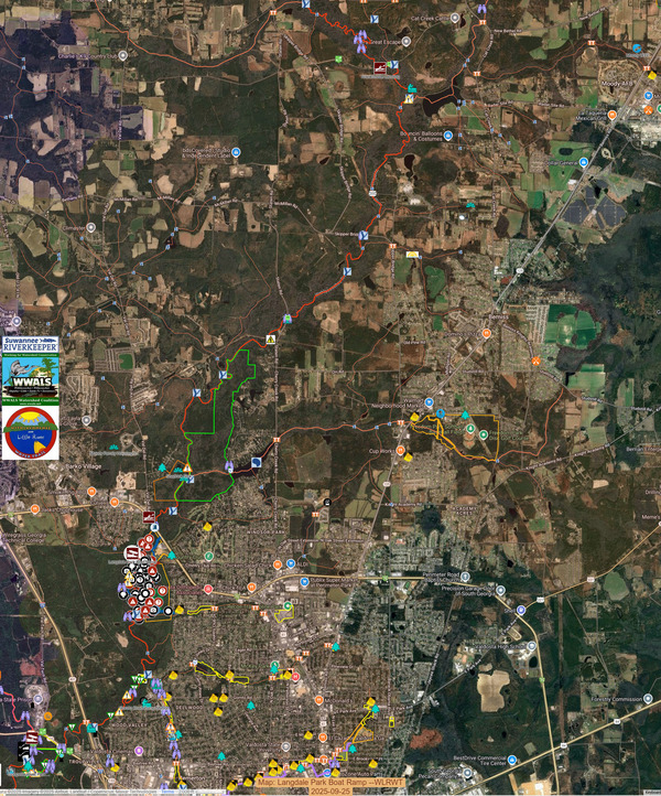 [Map: Langdale Park Boat Ramp --WLRWT 2025-09-25]