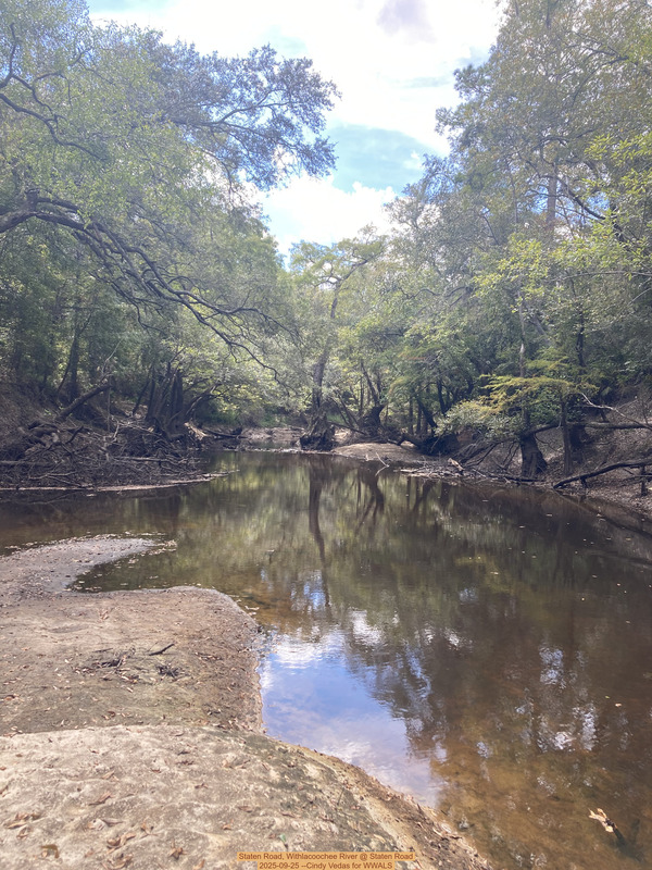 [Staten Road, Withlacoochee River @ Staten Road 2025-09-25 --Cindy Vedas for WWALS]