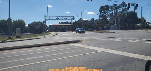 [North Gate, Moody AFB, 2025:09:25 11:28:23, 30.9797419, -83.2090202 --jsq for WWALS]
