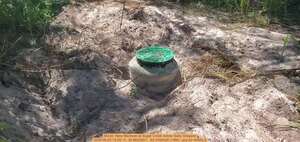 [Movie: New Manhole at Sugar Creek below Salty Snapper, 2025:09:25 12:05:11, 30.8622801, -83.3185426 (18M) --jsq for WWALS]
