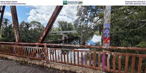[Hillman Bridge, Ellaville, Suwannee River 2025-09-27, 1/5 mile below Withlacoochee River, Built 1926, abandoned 1983]