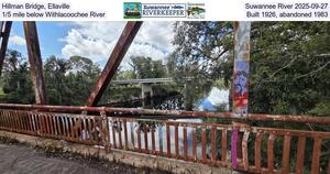 [Hillman Bridge, Ellaville, Suwannee River 2025-09-27, 1/5 mile below Withlacoochee River, Built 1926, abandoned 1983]