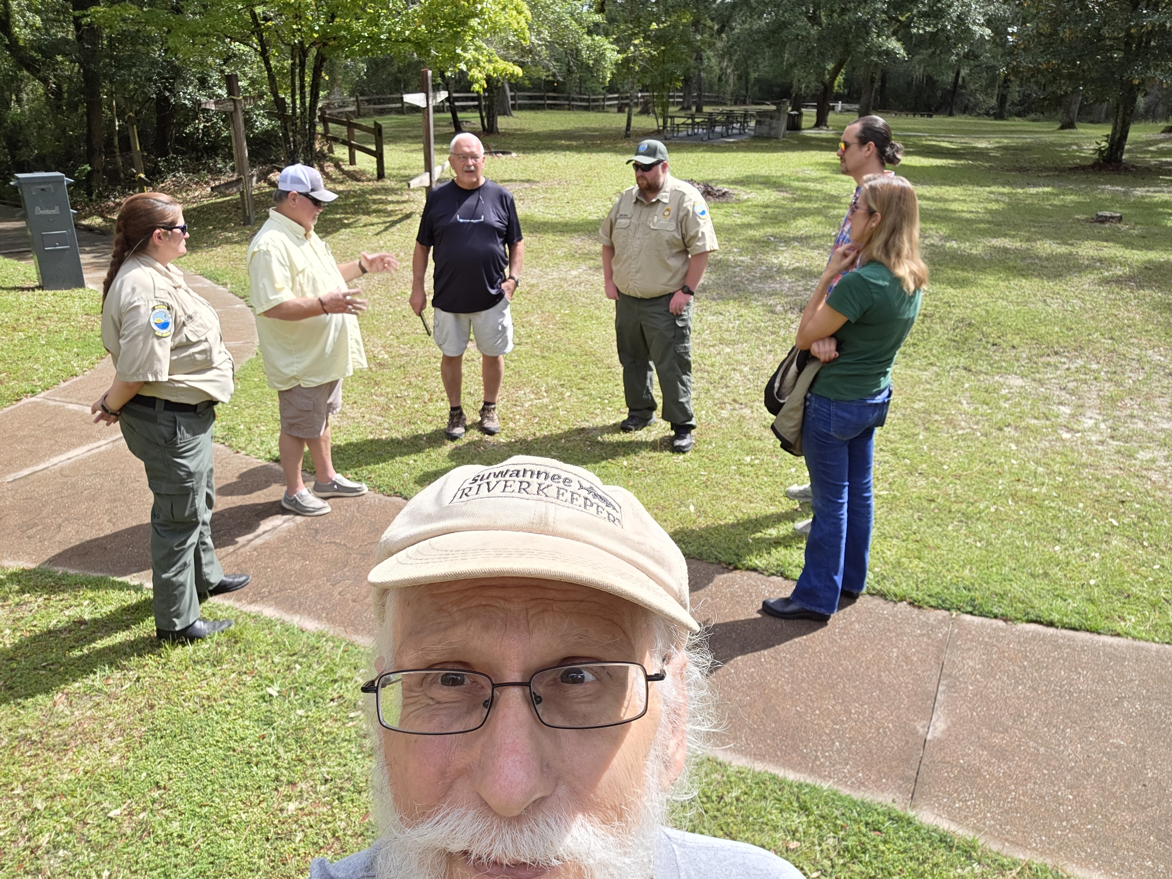 Selfie with Edwin, 2025:09:27 11:39:26, 30.0348950, -83.0194635