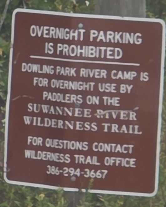 Paddlers Only, Dowling Park River Camp