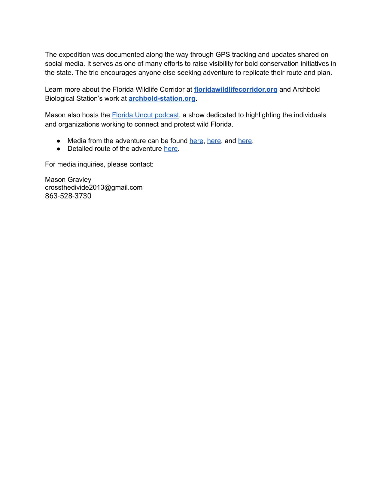 Suwannee River Press Release 4 0002
