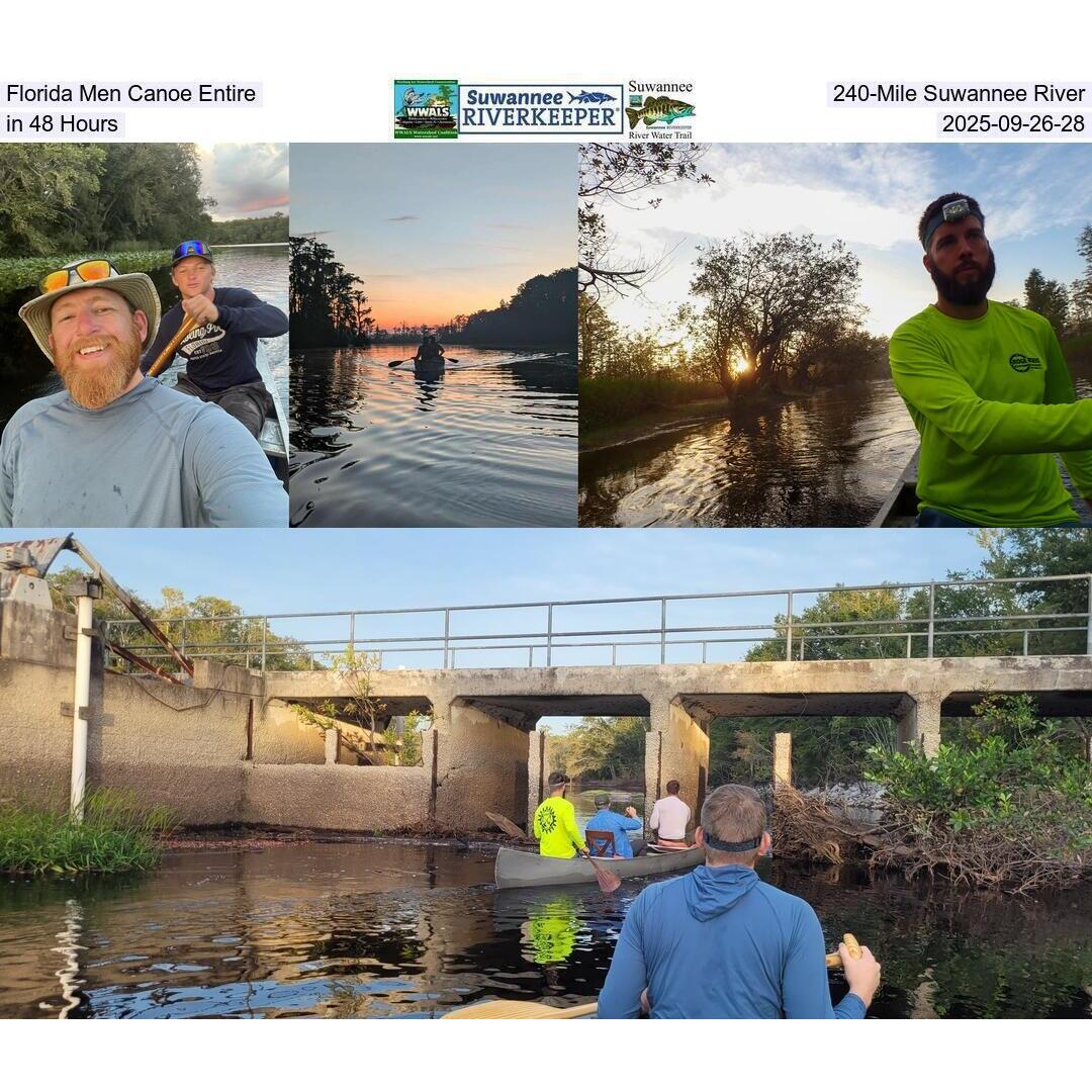 Florida Men Canoe Entire 240-Mile Suwannee River in 48 Hours, 2025-09-26-28