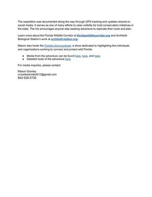 [Suwannee River Press Release 4 0002]