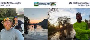 [Florida Men Canoe Entire 240-Mile Suwannee River in 48 Hours, 2025-09-26-28]