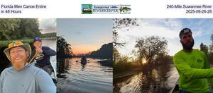 [Florida Men Canoe Entire 240-Mile Suwannee River in 48 Hours, 2025-09-26-28]