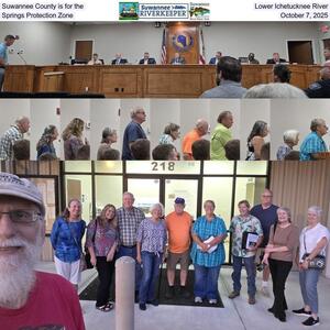 [Suwannee County is for the Lower Ichetucknee River Springs Protection Zone, October 7, 2025]