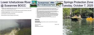 [Lower Ichetucknee River Springs Protection Zone @ Suwannee BOCC, Tuesday, October 7, 2025]
