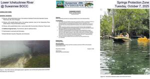 [Lower Ichetucknee River Springs Protection Zone @ Suwannee BOCC, Tuesday, October 7, 2025]