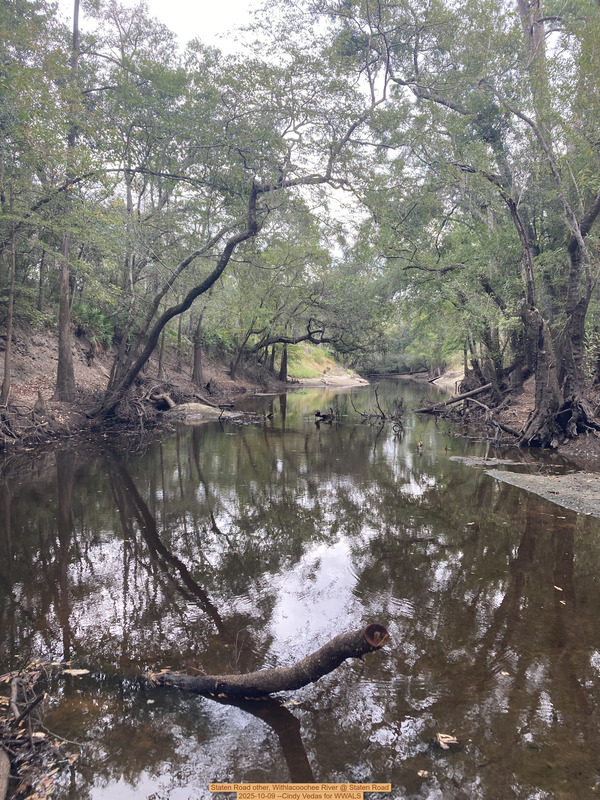 [Staten Road other, Withlacoochee River @ Staten Road 2025-10-09 --Cindy Vedas for WWALS]