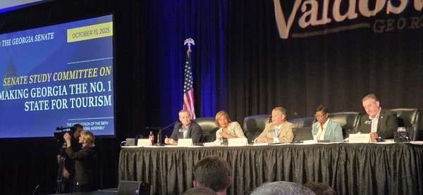 [Sen. Russ Goodman, Sen. Sonya Halpern, Sen. Drew Echols, Admin., Sen. Frank Ginn]