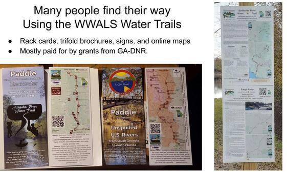 [Many people find their way Using the WWALS Water Trails]