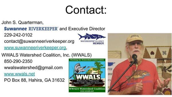 [Contact: Suwannee Riverkeeper]