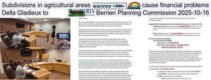 [Subdivisions in agricultural areas cause financial problems --Della Gladieux to Berrien Planning Commission 2025-10-16]