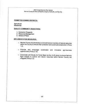[Berrien County should develop a comprehensive inventory of natural resources within the County to ensure their protection and continued preservation (Policy 1.2), 2025-03-11 --Berrien County Comprehensive Plan Update]