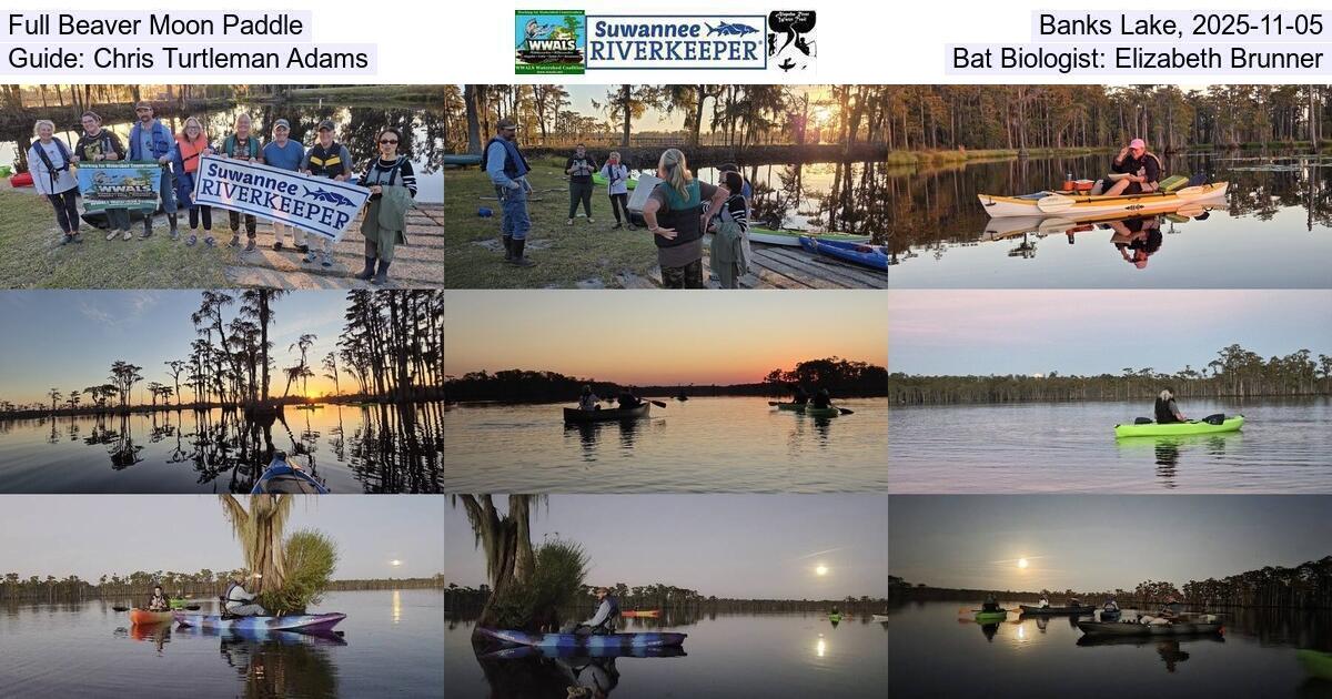 [Full Beaver Moon Paddle, Banks Lake, 2025-11-05, Guide: Chris Turtleman Adams, Bat Biologist: Elizabeth Brunner]