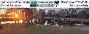 [Full Beaver Moon Paddle, Banks Lake 2025-11-05, Sunset, Moonrise, and maybe bats]