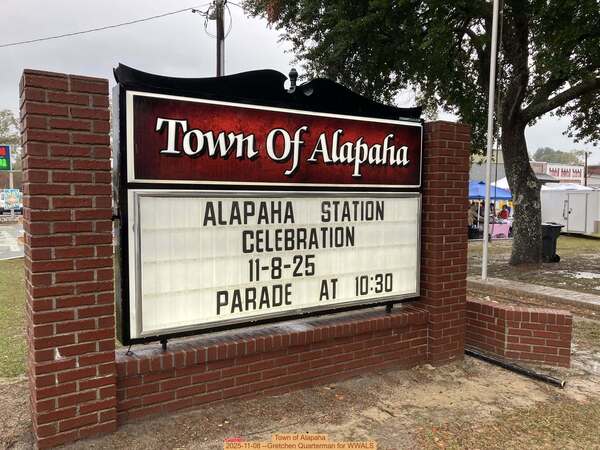 [Town of Alapaha, 2025-11-08 --Gretchen Quarterman for WWALS]