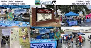 [Alapaha Station Celebration, Alapaha, Georgia, Thanks, Gretchen and Heather, Heavy Rain 2025-11-08]