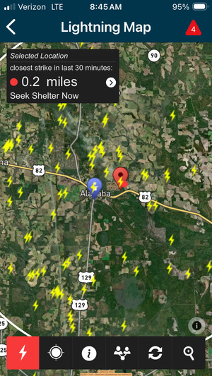 [Lightning Map, 2025-11-08 --Gretchen Quarterman for WWALS]