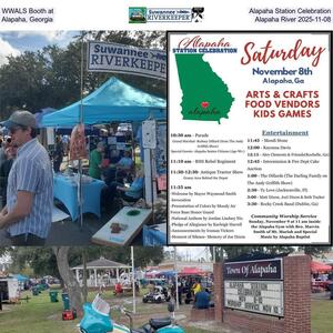 [WWALS Booth at Alapaha Station Celebration, Alapaha, Georgia, Alapaha River 2025-11-08]