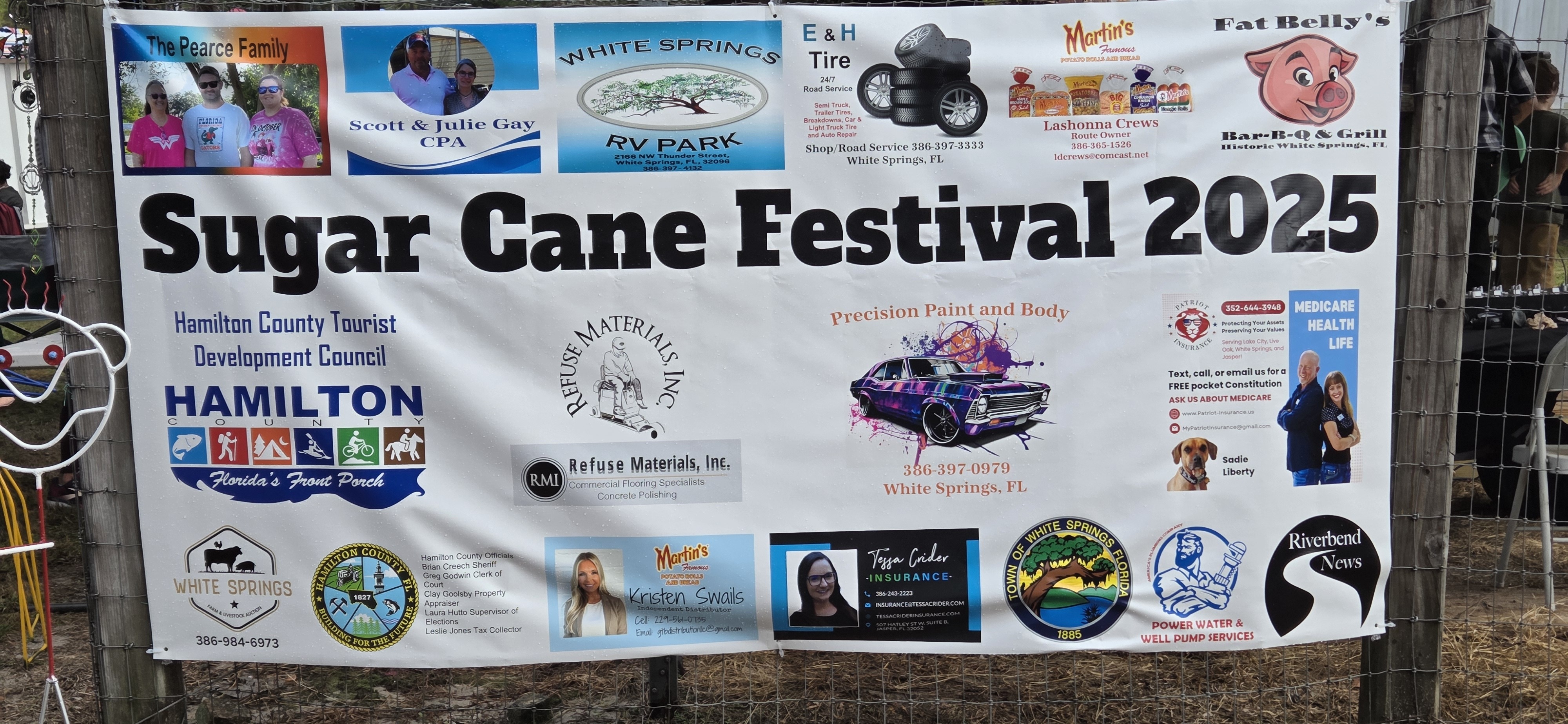Sponsors, Sugar Cane Festival