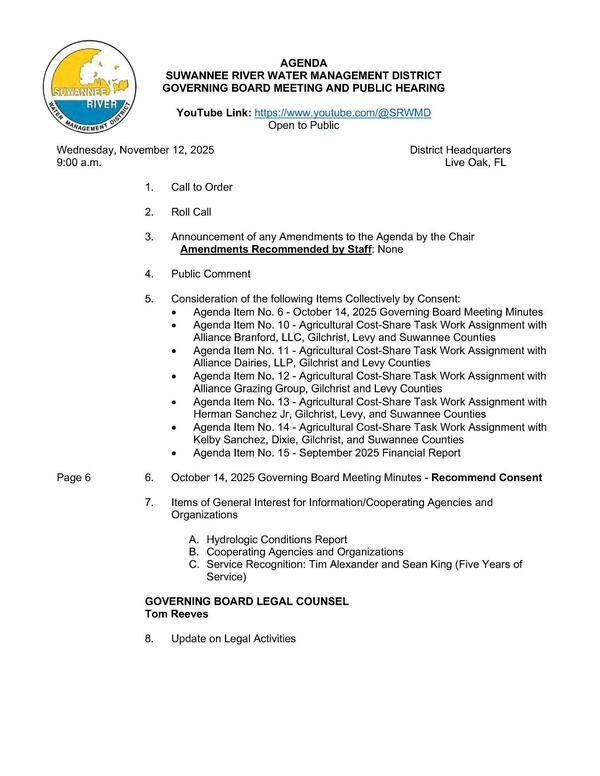 [Agenda]