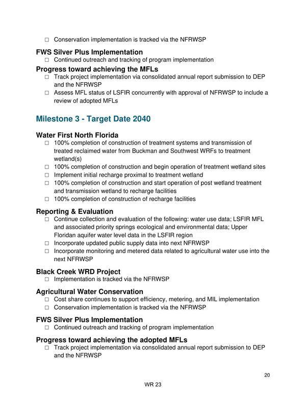 Milestone 3 - Target Date 2040