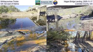 [Withlacoochee Trickle, Hagan Bridge Landing, 2025-11-17, GA 122 east of Hahira, Lowndes County, GA]