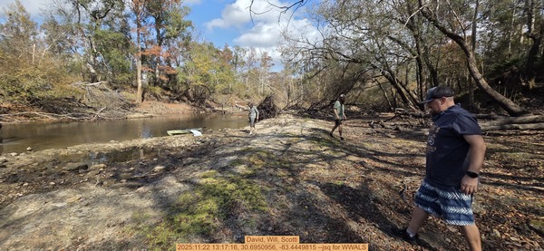 David, Will, Scotti, 2025:11:22 13:17:16, 30.6950956, -83.4449815 --jsq for WWALS