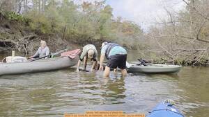 [Movie: Will retrieves a wheel rim, 2025:11:22 13:00:43, 30.6956380, -83.4482637 (23M) --jsq for WWALS]