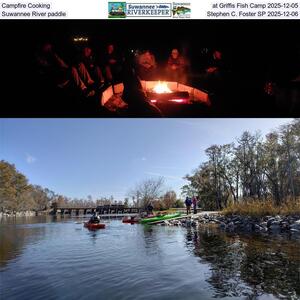 [Campfire Cooking at Griffis Fish Camp 2025-12-05, Suwannee River paddle, Stephen C. Foster SP 2025-12-06]